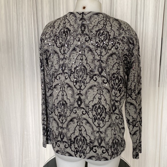 Elegance Paris one of a kind luxury cardigan! 70% wool 30% cashmere! So soft! - Picture 3 of 14